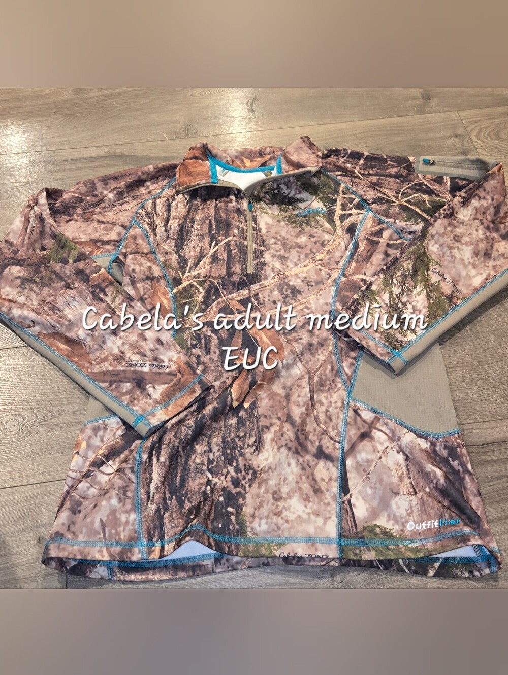 Cabela's Women's Camo Quarter-Zip Jacket - Brown/Green